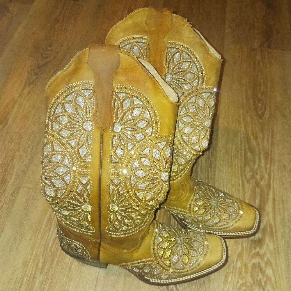Texas Country Womens Western Boot Sierra Paja Retro E771